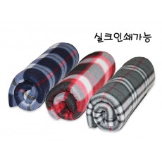 컬러체크 무릎담요(100개)